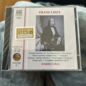 Complete Piano Music 1 by Liszt / Cohen (CD, 1997) Sealed - Imagen 1 de 2