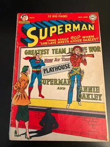 SUPERMAN #70 (1951) *Golden Age Supes!* Super Bright & Colorful! - Picture 1 of 17