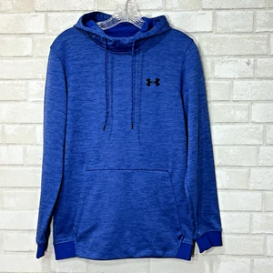 Under Armour blau Hoodie Herren Small Kapuzenpullover Logo Kordelzug Athleisure - Bild 1 von 6