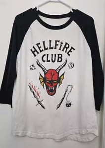 Netflix Stranger Things Hellfire Club T-Shirt Size M UNISEX - Picture 1 of 8