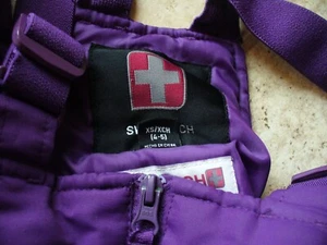 SwissTech lila Mädchen Snowboard Latzhose Thermohose Größe 4/5 - Bild 1 von 9