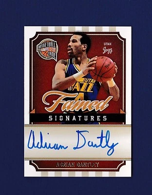 Adrian Dantley signed 2010 Panini Famed Signatures Basketball card - Image 1 of 2