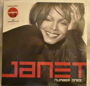 JANET JACKSON - NUMBER ONES -TARGET EXCL LIMITED EDIT 2 LP SET RED VINYL -SEALED - Picture 1 of 3