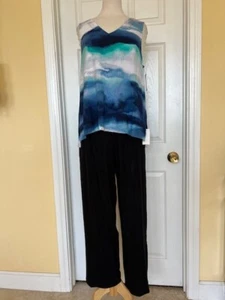 DONNA KARAN SLEEPWEAR top and pants size L - XL - Picture 1 of 10