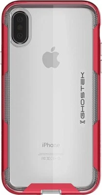 Ghostek Atomic Slim For Apple IPhone X Drop Protection Phone Case/Red - Image 1 of 4