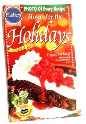 Home for the Holidays Cooking & Baking Pillsbury Classic Cookbooks 1999 - Image 1 of 4