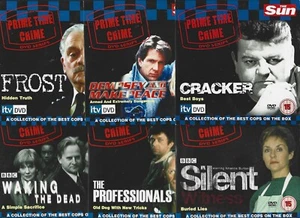 PRIME TIME CRIME - SUN PROMO DVD - 7 TITLES SELECT FROM DROP DOWN MENU - Foto 1 di 15