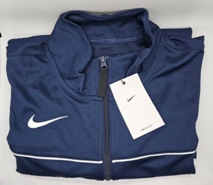 Nike Men's Tracker Athletic Jacket Dri-Fit AT5300-420 Full Zip - Picture 1 of 6