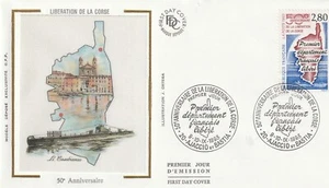 FRANCE 1993 FDC 50 ANNIVERSAIRE DE LA LIBERATION DE LA CORSE YT 2829 - Imagen 1 de 1