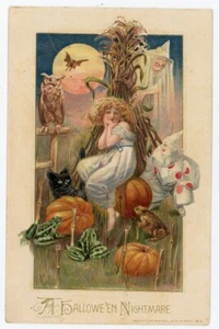 Halloween Winsch Junge Dame & Clown Ein Halloween Albtraum - Bild 1 von 2