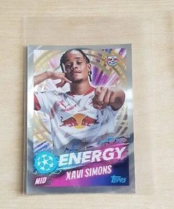 Xavi Simons ENERGY Sticker # 527 - Topps Champions League 2024/25 24/25 - Bild 1 von 2