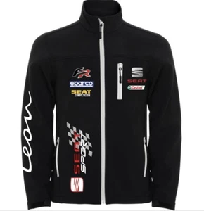 Softshell Chaqueta Seat León Abrigo Cazadora Cortavientos coche Polar Sparco FR - Imagen 1 de 2