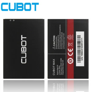 Genuine CUBOT MAX, Umax Replacement Battery 4100mAh 3.8v 4.35v - Picture 1 of 5