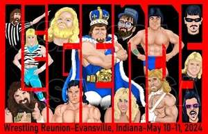 Legends of Wrestling (Evansville IN Show) exclusive 11 x 17 Poster - Picture 1 of 1