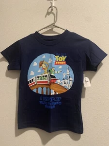 Toddler Kids Blue Toy Story Buzz Light Year Woody Shirt Unisex Size Small NWT - Picture 1 of 7