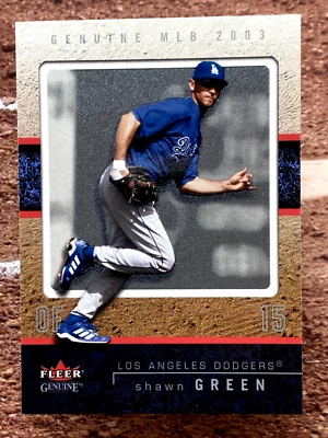 2003 Fleer Genuine Shawn Green #92 - Image 1 of 2
