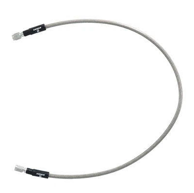 TUBO FRENO ACCOSSATO IN TRECCIA - GUAINA TRASPARENTE 100 MM - Immagine 1 di 2