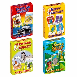 Children's Traditional Card Games - Happy Families Jungle Snap Donkey Pairs Snap - Bild 1 von 14