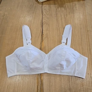 Reggiseno bianco a copertura completa forma squisita stile 532 donna taglia 42C vintage - Foto 1 di 11