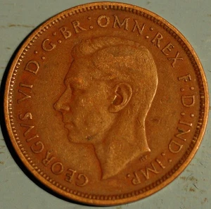 Great Britain George VI Penny 1938 KM# 845 (24289) - Picture 1 of 2