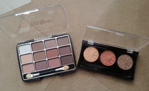 L.A. Colors Matte Shimmer Traditional Brown & Sunflower Eyeshadow Palette Shade - Picture 1 of 21