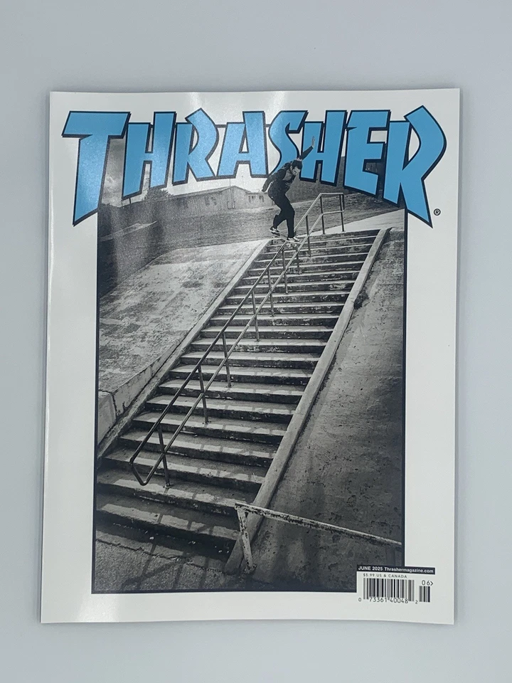 Thrasher Magazine June 2025 Issue – Skateboarding Culture, Brand New!