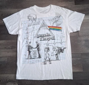 Camiseta Pink Floyd Azul Líquido Gráfica Diseño Cuaderno Vintage Rock Talla Grande  - Imagen 1 de 6