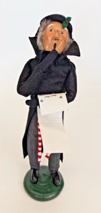 Byers' Choice The Carolers Conductor 1988 Original Red & White Scarf Christmas - Picture 1 of 6