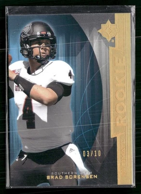 2013 Upper Deck Ultimate Collection #117 Brad Sorensen Gold Spectrum #/10 - Image 1 of 2