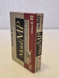 Sony Metal MP 60 Leere Kassette Video 8 Tape für PAL SECAM Camcorder Japan - NEU - Bild 1 von 8