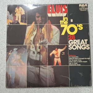 Elvis Presley,  In the 70's, 28 Great Songs  12" Vinyl LP   RCA  TSP-167 Double - Picture 1 of 7
