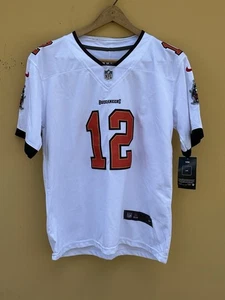 Tampa Bay Buccaneers Tom Brady #12 Youth XXL (20) NFL White Nike Jersey - Picture 1 of 4
