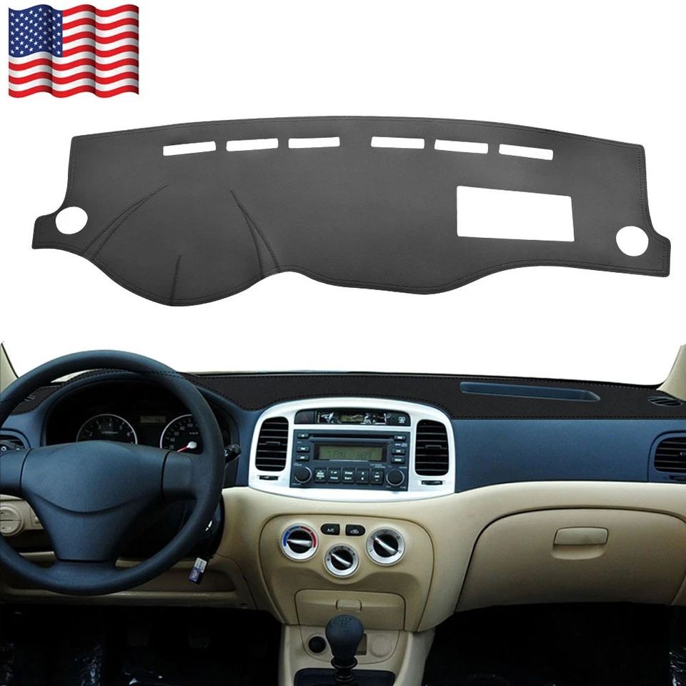 1PC Dashboard Cover Dash mat Non-Slip Sun Shade Pad For 2006-2011 Hyundai Accent Foto 1 de 4