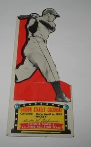 1951 Topps Baseball Connie Mack's All-Time All-Stars Die-Cut Mickey Cochrane - Picture 1 of 2