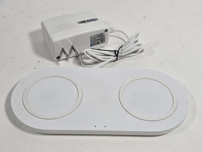 Almohadilla de carga inalámbrica doble Belkin 10W Qi - Blanca (WIZ002) - Envío rápido  Foto 1 de 4