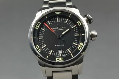 Maurice Lacroix Pontos S Diver PT6248-SS002-330 AT Date Mens Watch [Box Damaged] - Image 1 of 4