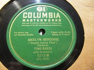 1934 TINO ROSSI French OPERA Pearl Fishers Air de Nadir JOCELYN Lullaby Cariven - Imagen 1 de 2