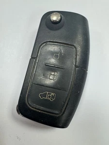 GENUINE FORD 3 BUTTON REMOTE FLIP KEY FOB TRANSIT COURIER. TESTED ET76-15K601-AB - Picture 1 of 3