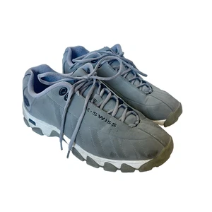 Entrenador cruzado de espuma viscoelástica gris/negro/blanco K-SWISS para hombre ST329 46 EUR - Imagen 1 de 9