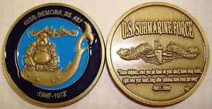 USS Remora SS 487 Submarine Commemorative Coin Buddha - Picture 1 of 1