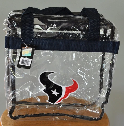 Houston Texans CLEAR Messenger Tote Bag Purse - Meets Stadium Security Reqs Cover