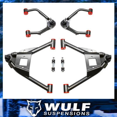 Kit de descenso de brazo de control de 4" para Chevy Silverado GMC Sierra 2015-2018 2x2 Foto 1 de 4