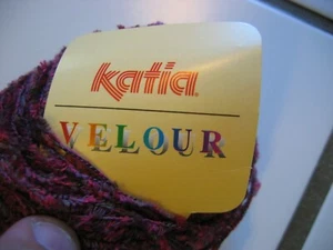 Katia Velour rosa weinrot Set 763 - Bild 1 von 3