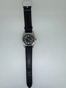 HELBROS Invincible DIVER Men's Date Manual Wind Watch - Runs - Picture 1 of 6