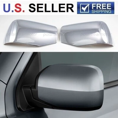 Хромированные накладки на зеркала отделка для Honda Pilot EX LX EX-L 2009-2015 годов выпуска (без указателя поворота) - Изображение 1 из 4