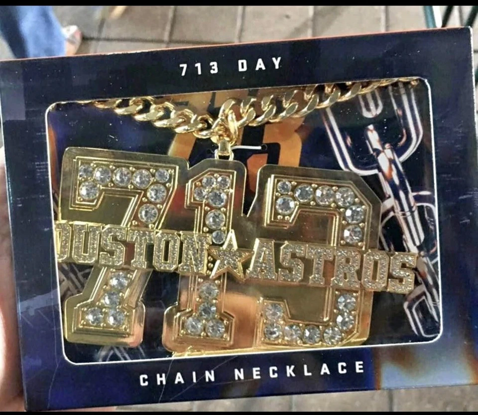 Houston Astros 713 Jewelry Chain 07/14. - Image 1 of 1