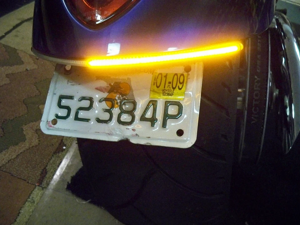 Victory Jackpot LED Under the Fender Turn Signal Light Bar Kit - Clear Lens - Image 1 of 2