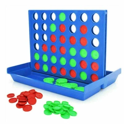 Large Connect Four In A Row 4 In A Line Board Game Kids Children Educational Toy - Image 1 of 4