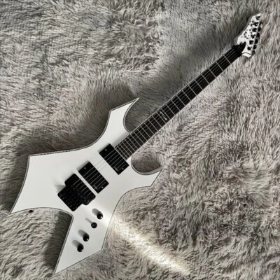 New Factory White Warlock Extreme Electric Guitar Solid Body Rosewood Fretboard - Image 1 of 4