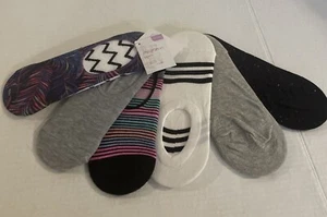 Xhilaration Womens Low Cut Socks 6 Pairs Novelty - Picture 1 of 7